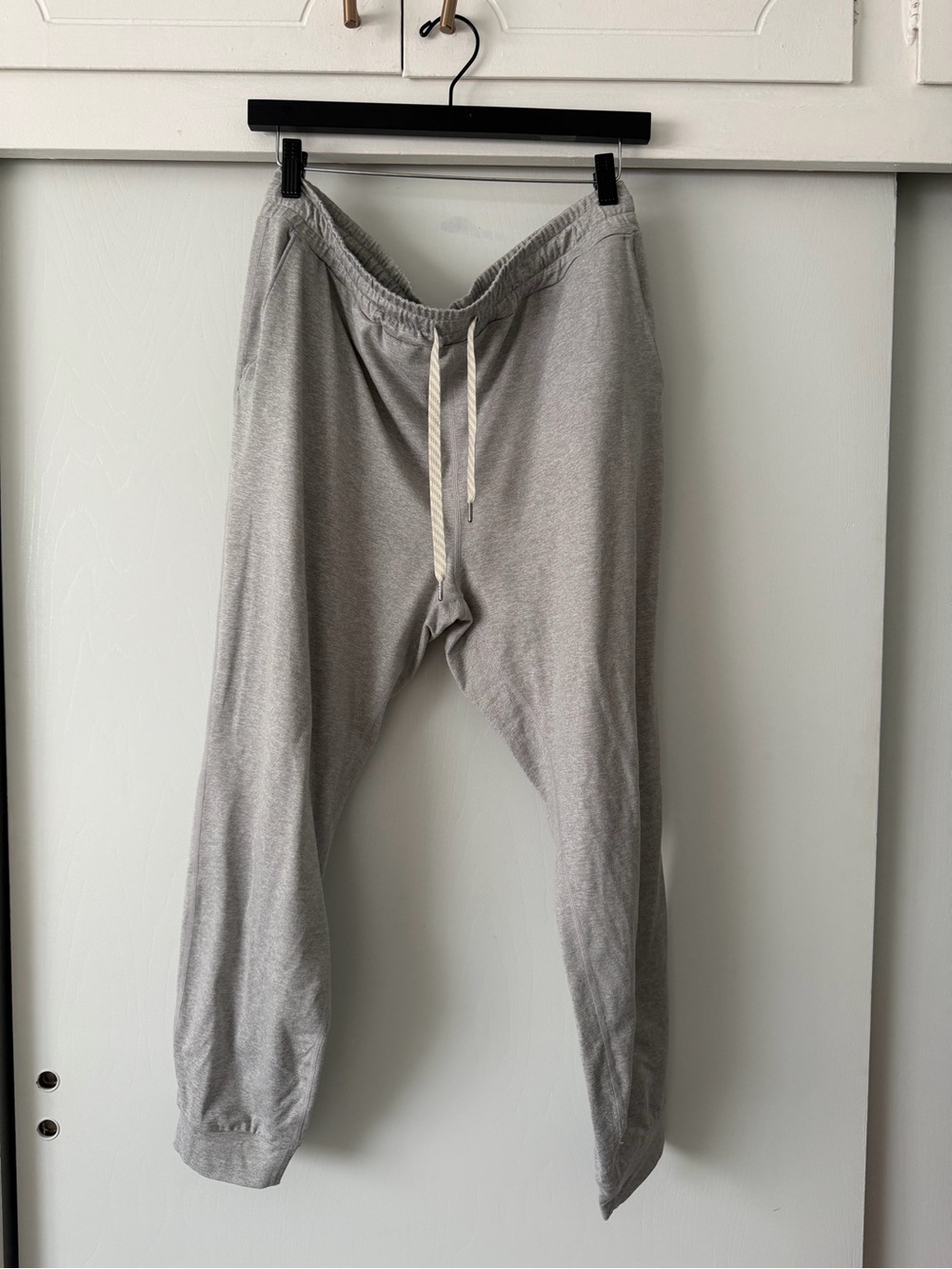 Vuori Light Gray Relaxed Drawstring Joggers